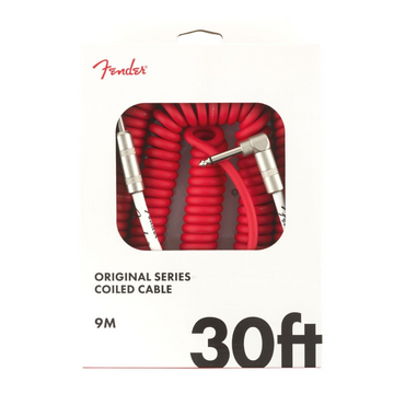 Cable Para Instrumento Serie Coil Straight/Angle 30 Pies, Fiesta Red