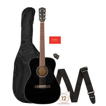 Pack-Guitarra Acustica CC-60S, Black