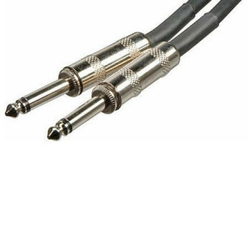 Cable Para Bocina Plug 1/4 - 1/4 Plg 6 Pies Negro