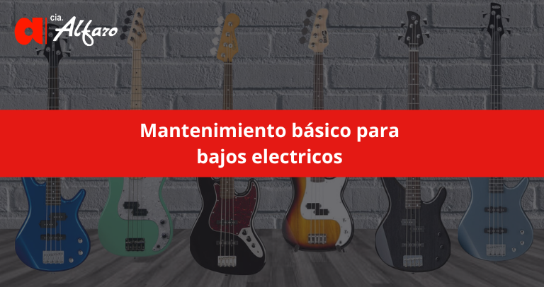 Mantenimiento básico para bajos eléctricos