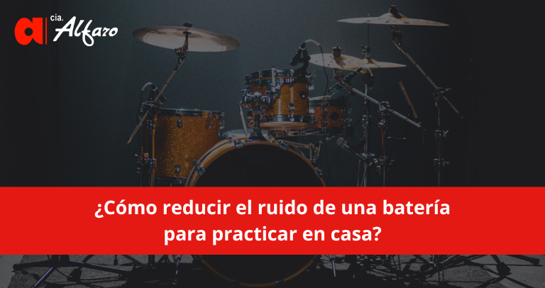 ¿Cómo reducir el ruido de una batería para practicar en casa?