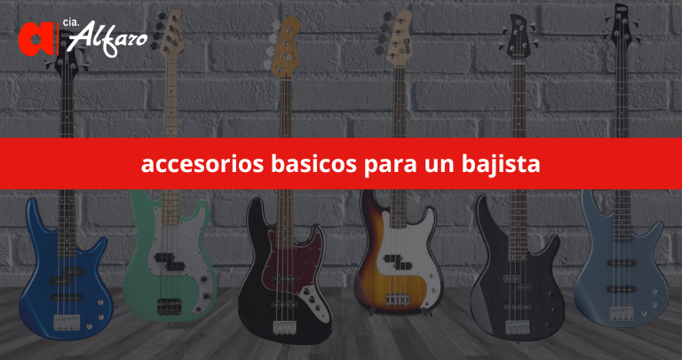 ¿Qué accesorios básicos necesita un bajista?