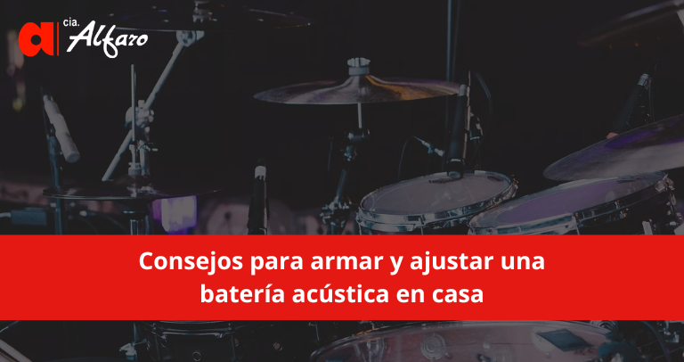 Consejos para armar y ajustar una batería acústica en casa