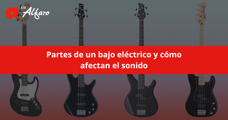 Partes de un bajo eléctrico y cómo afectan el sonido