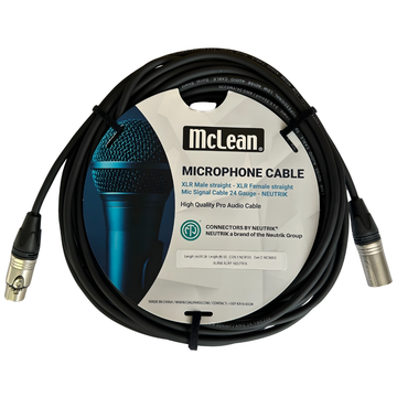 Cable Neutrik XLR Macho a XLR hembra NC3FXX-D - NC3MXX-D YME220 50FT