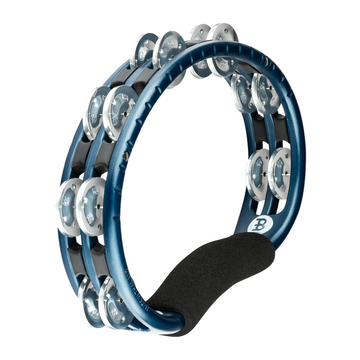 Pandereta Para Mano de Dos Hileras Color Azul