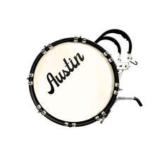 Bombo 22"x14" con Arnés y Maceta – Negro