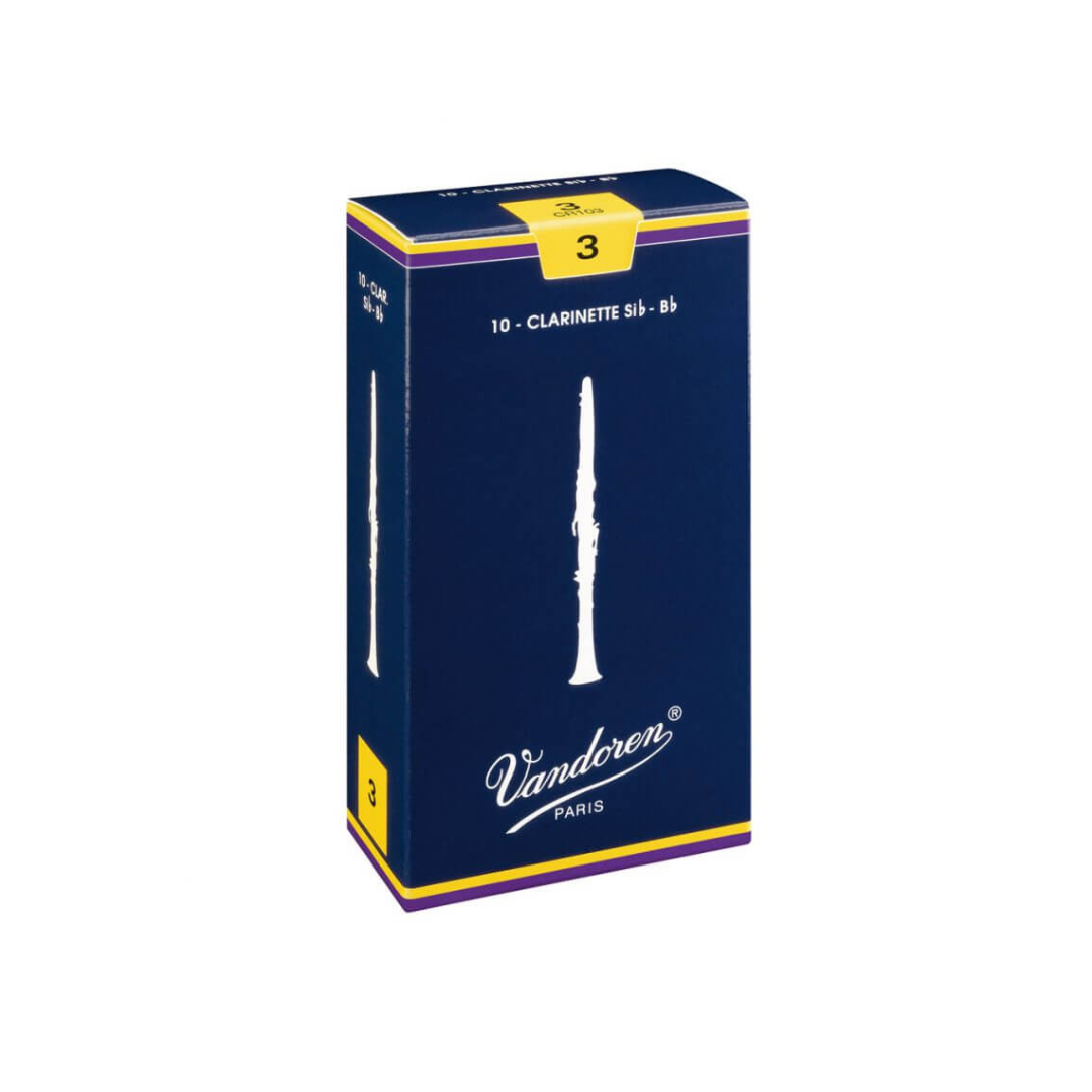 Caña Para Clarinete Tradicional #3.0 - Vandoren - CR103 | Cialfaro