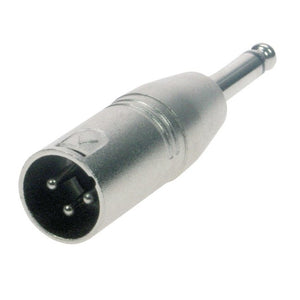 Adaptador Y Conversor XLR Macho - 1/4 Macho