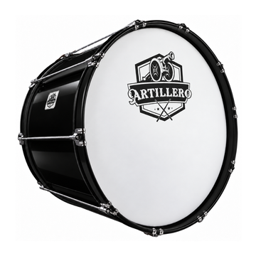 Bombo 26 x 14 plg  - Negro