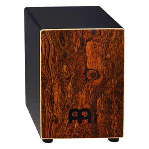 Cajon Para Flamenco Negro, Figured Bacote Frontplate