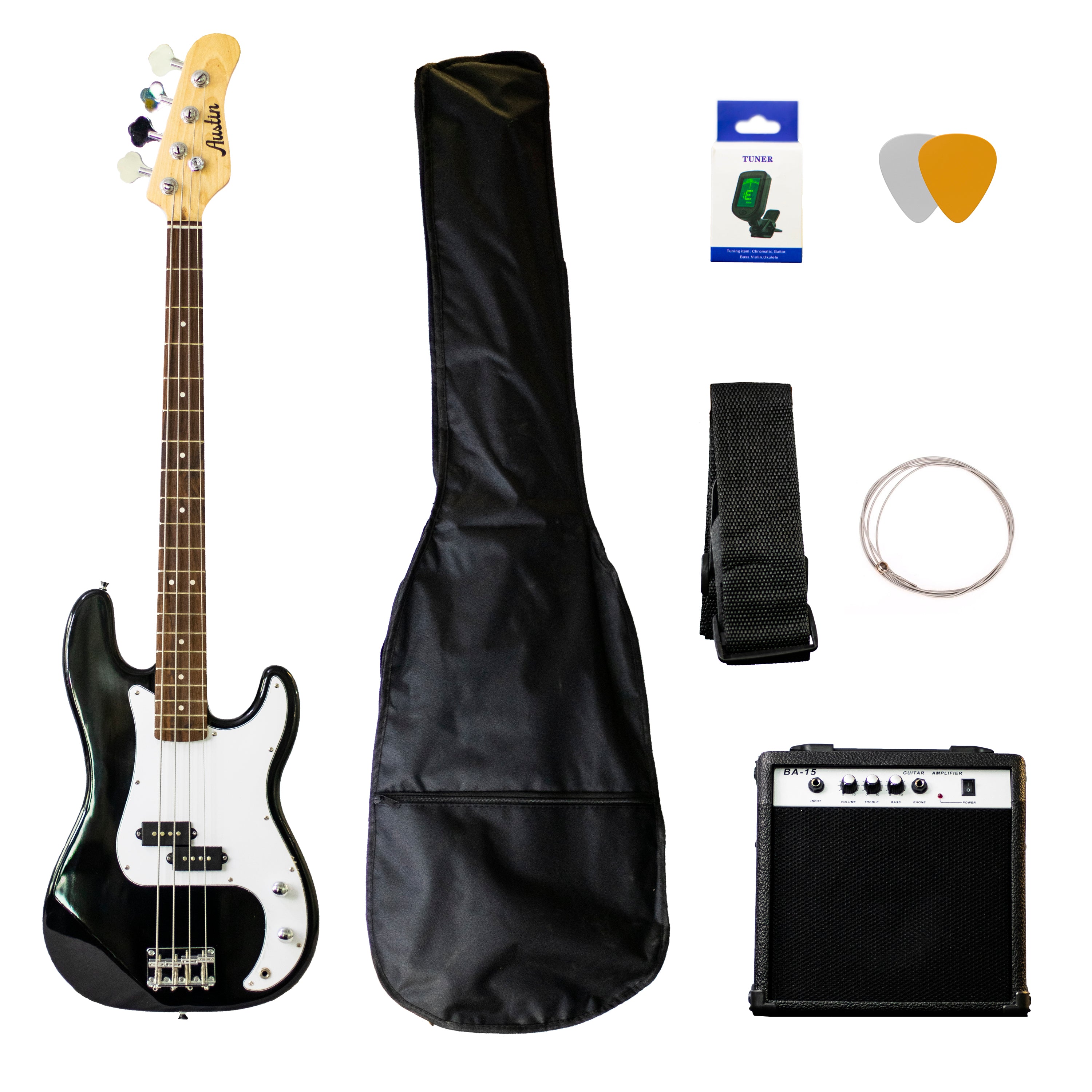 Pack-Bajo Electrico Negro