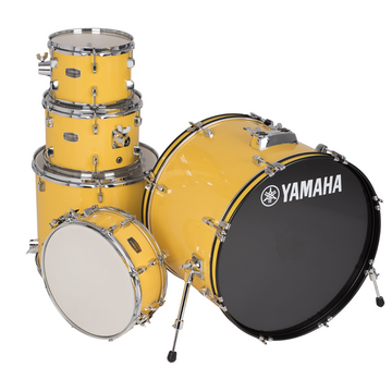 Batería Acústica Serie Rydeen Bombo 20 Plg Amarillo Suave