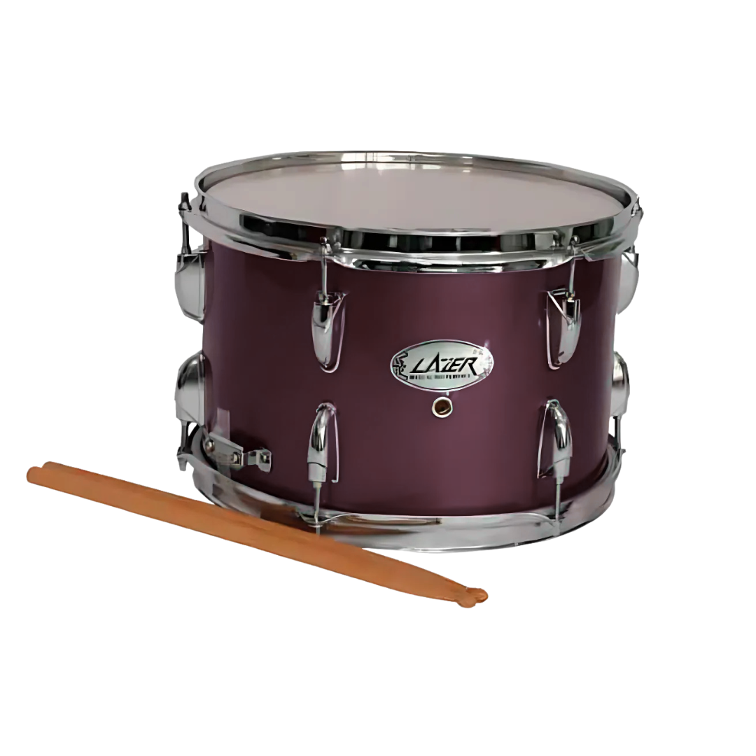 Caja Redoblante 14 x 10 Plg Con Bolillo Y Correa - Púrpura Eléctrico