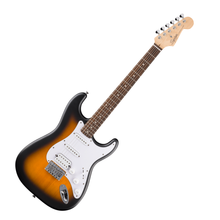 Guitarra eléctrica debut series stratocaster HT HSS, 2 tonos Sunburst