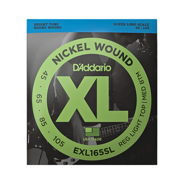 Juego De 5 Cuerdas Para Bajo XL Super Long 45-105