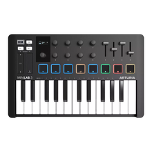 Controlador de tecla delgada Arturia MiniLab 3 25, Negro