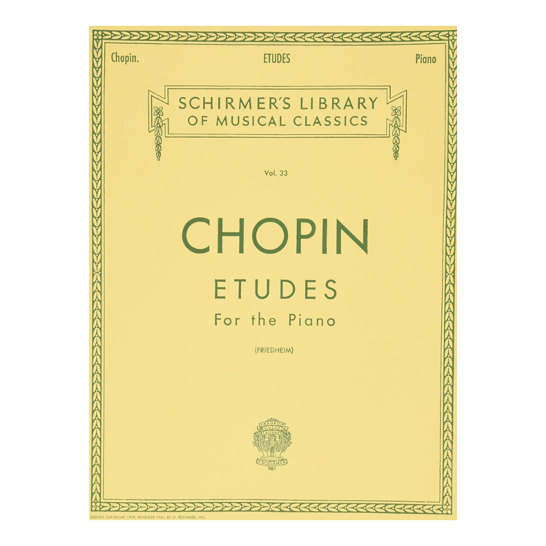 ETUDES FOR PIANO LB33 CHOPIN F