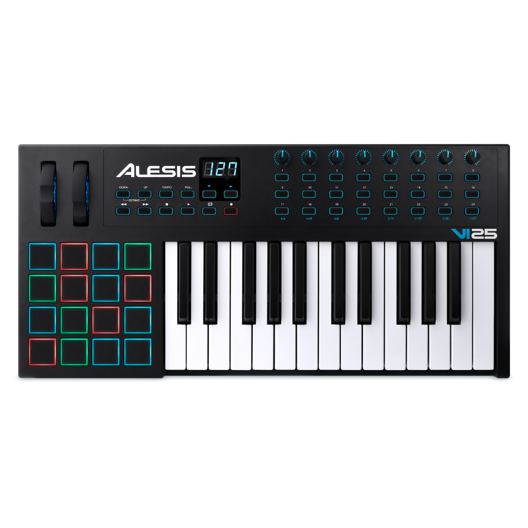 Controlador MIDI de 25 Teclas con USB