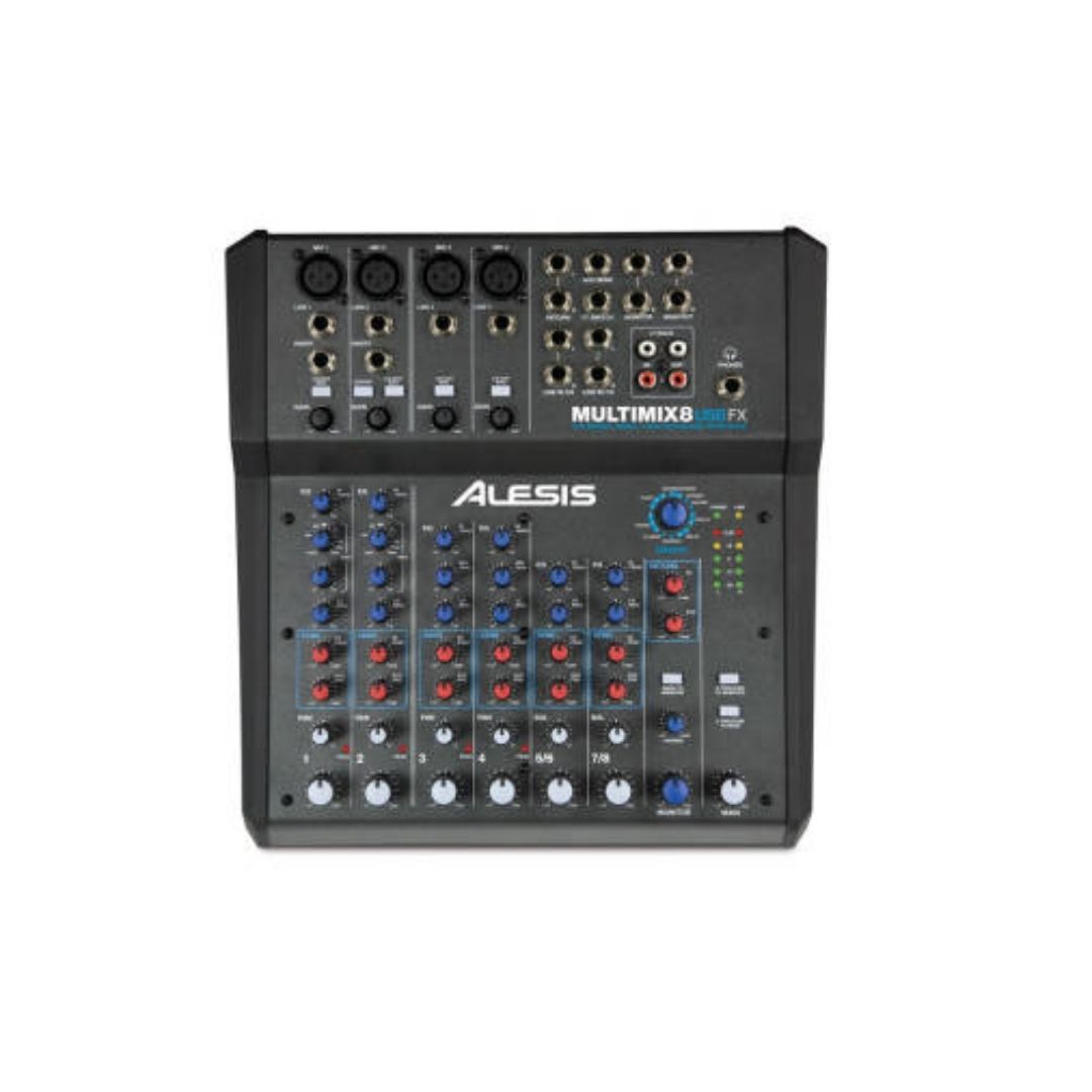 Consola Analoga 8 Canales con Efectos y USB