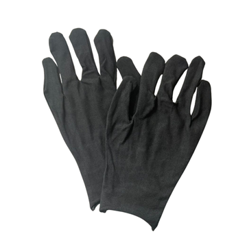 Guantes De Algodón Negros M