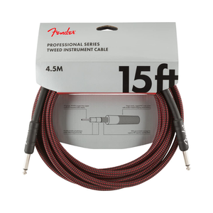 Cable Para Instrumento Profesional 15 Pies, Red Tweed