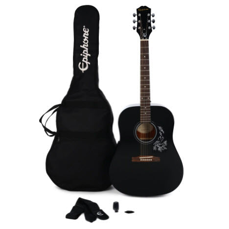 Pack-Guitarra Acústica Starling, Ebony Nickel