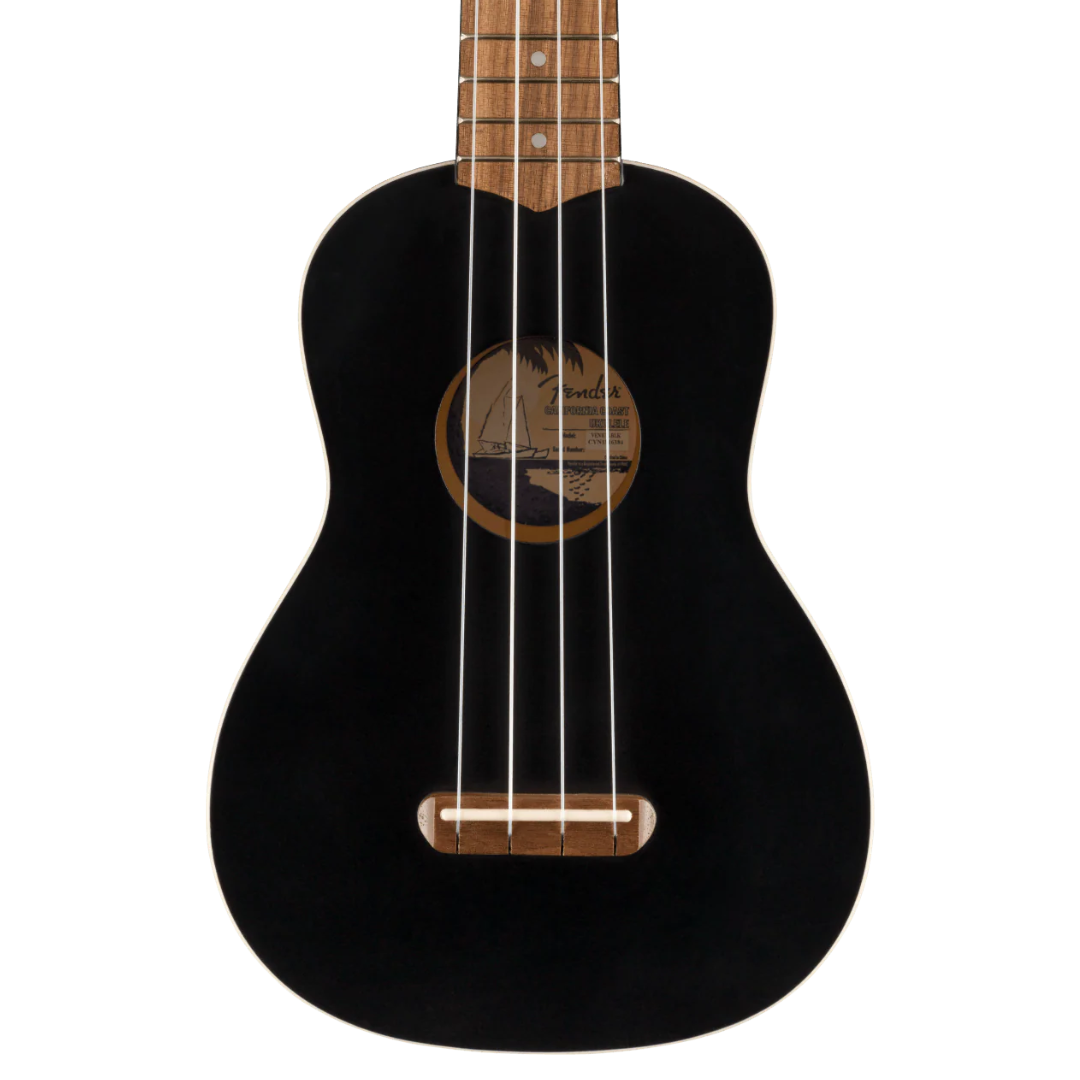 Ukelele Venice Soprano, Black