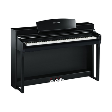 Piano Digital Clavinova Con Banquillo / Bluetooth, Negro pulido