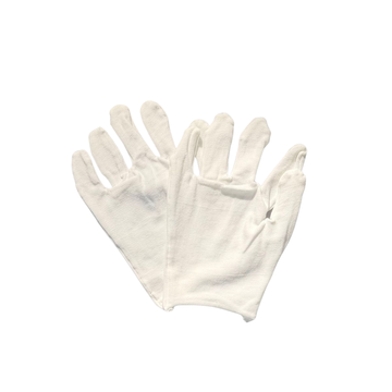 Guantes Para Desfiles De Algodon Blancos Talla M