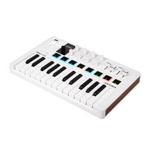 Controlador de tecla delgada Arturia MiniLab 3 25, Blanco