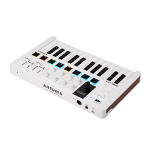 Controlador de tecla delgada Arturia MiniLab 3 25, Blanco
