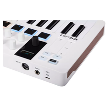 Controlador de tecla delgada Arturia MiniLab 3 25, Blanco