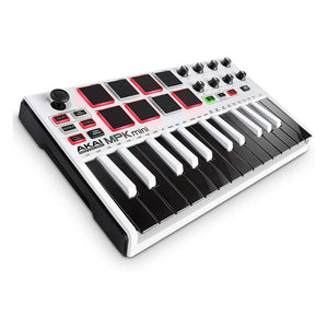 Controlador MIDI Con USB Blanco