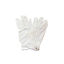 Guantes Para Desfiles Blancos Con Botón