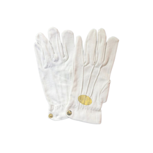 Guantes Para Desfiles Blancos Con Botón