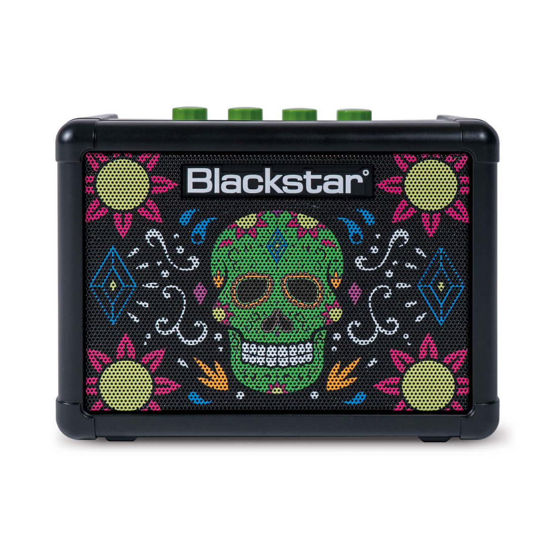 Mini Amplificado Para Guitarra Fly 3 3W Sugar Skull