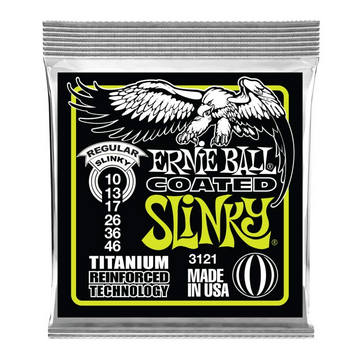 Juego De Cuerdas Para Guitarra Eléctrica Regular Slinky Coated Titanium RPS .10-.46