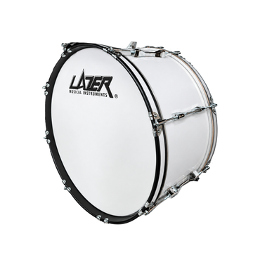 Bombo 26plg X 14plg Blanco incluye Arnés