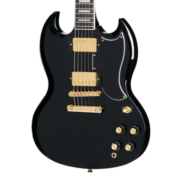 Guitarra Eléctrica SG Custom incluye estuche, Color Ebony