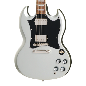 Guitarra Eléctrica SG Standard incluye estuche, Color Silver Mist