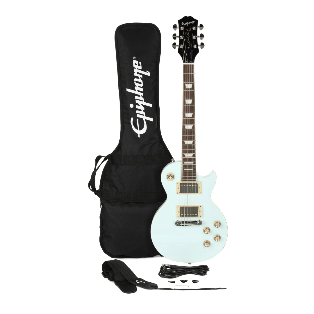 Pack de Guitarra Eléctrica Power Players Les Paul Ice Blue