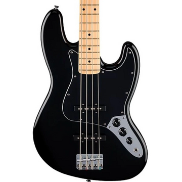 Bajo Standard Jazz Bass, Maple, Black Pickguard, Negro
