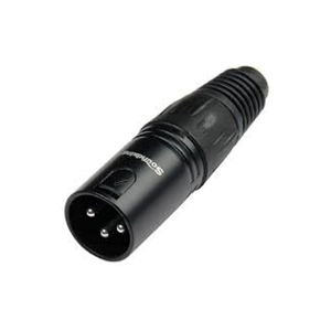 Conector XLR Macho Negro