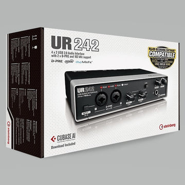 Interfaz de audio USB 4 x 2 con 2 x D-PRE, soporte 192 kHz y E/S MIDI