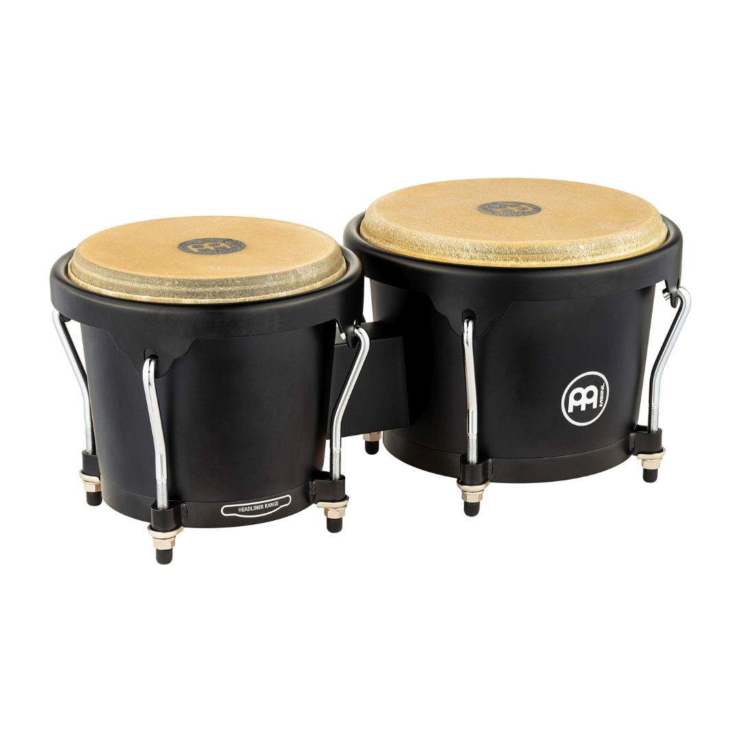 Bongo 6 3/4 Plg Y 8 Plg  Madera Negro