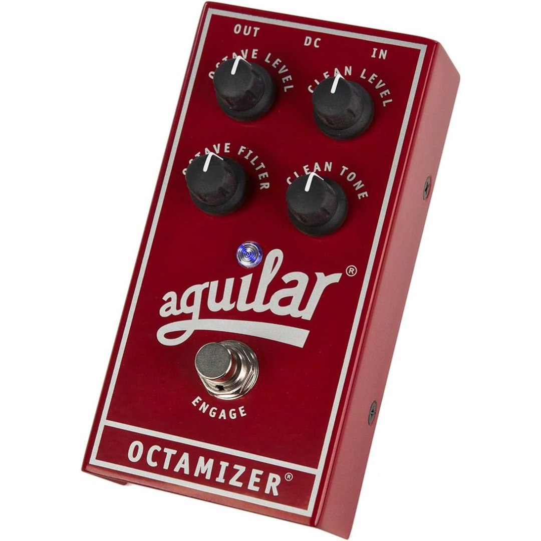 Pedal De Efectos ParaBajo Octamizer 1 x 9 V Rojo