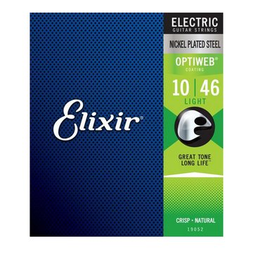 Juego De Cuerdas Para Guitarra Eléctrica Optiweb Coating Custom Light -.009-.046-
