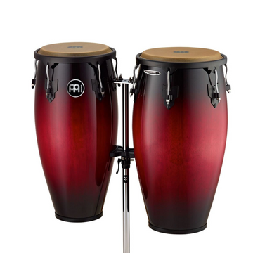 Juego De Congas  11 Plg  y 12 Plg    Wine Red Burst