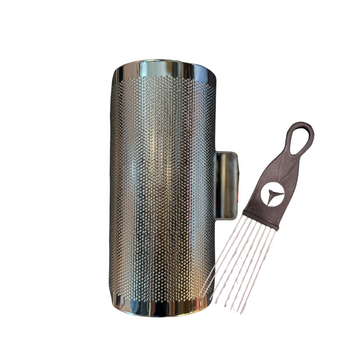 Guiro Con Escobilla Metal